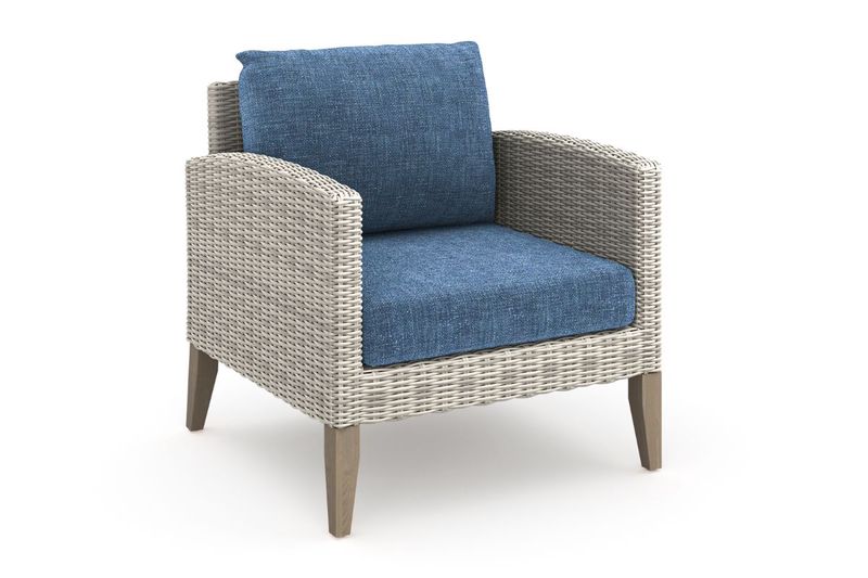 Carezza Patio Sofa & Chair Set, Angle