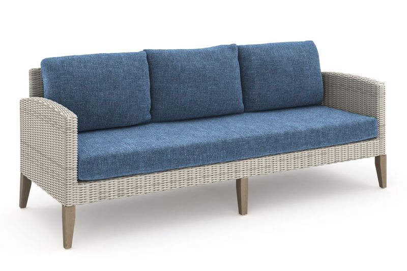 Carezza Patio Sofa & Chair Set, Angle
