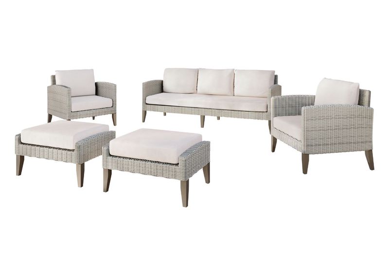 Carezza Patio Sofa & Chair Set, 