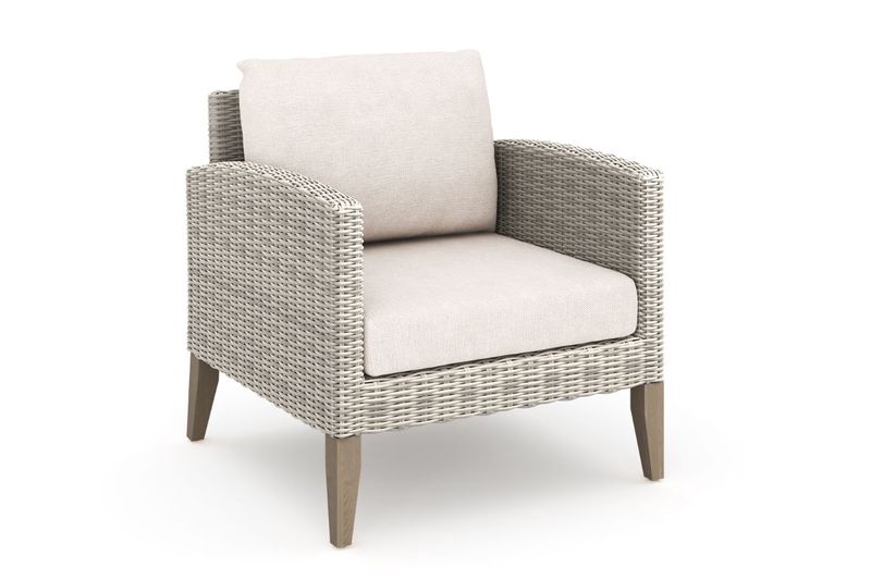 Carezza Patio Sofa & Chair Set, Angle