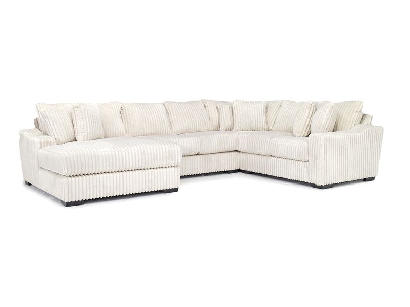 Casper Tux Loveseat Chaise Sec, Angle