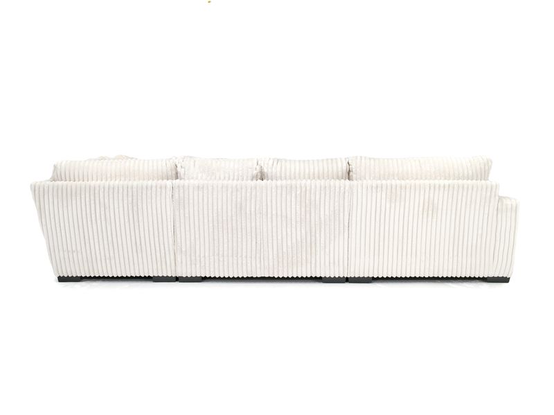 Casper Tux Loveseat Chaise Sec, Back
