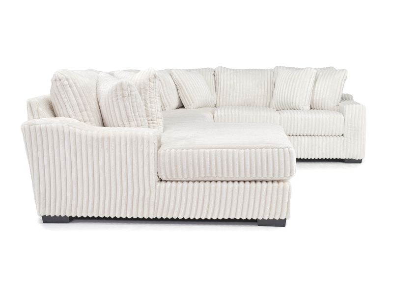 Casper Tux Loveseat Chaise Sec, Side