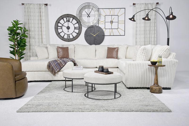 Casper Tux Loveseat Chaise Sec, 