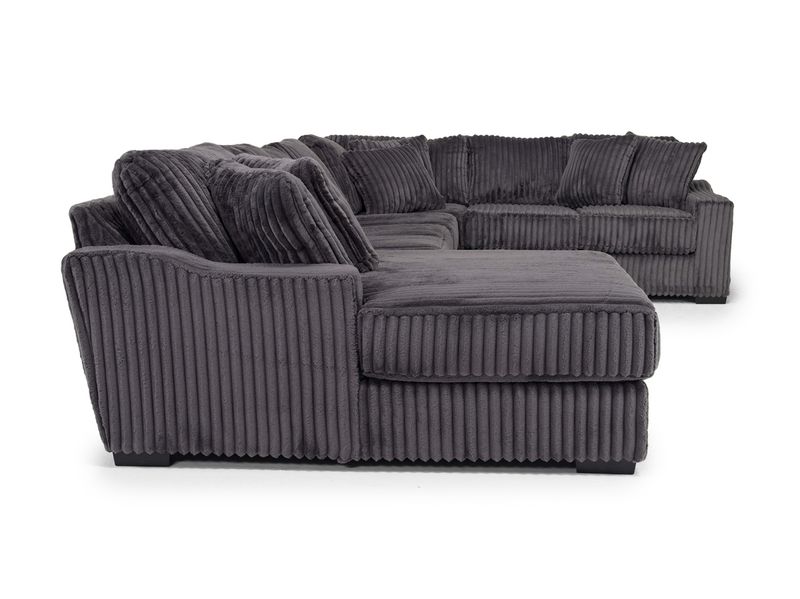 Casper Tux Sofa Chaise Section, Side