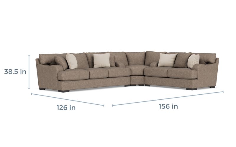 Wilcot sectional with shop cuddler