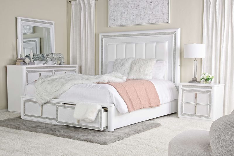 Chalanna Storage Bed & Dresser, Styled Chalanna Storage Bed & Dresser, Styled