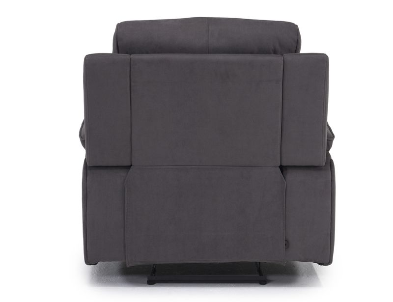 Chanell Recliner in New Nappa Gray | Recliners | Living Room