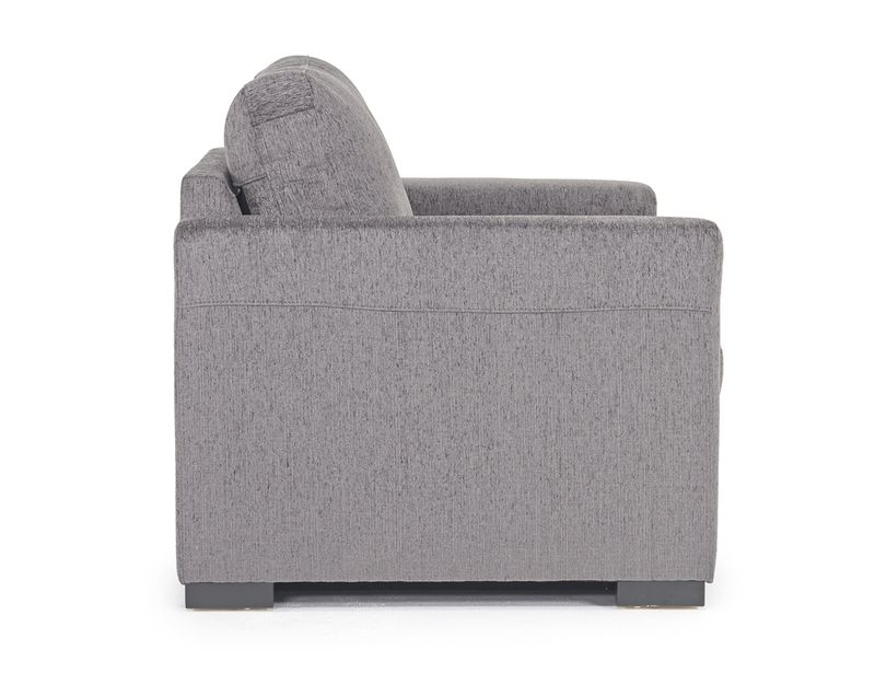 Claire Twin Sleeper Chair in Posh Smoke Chairs Living Room