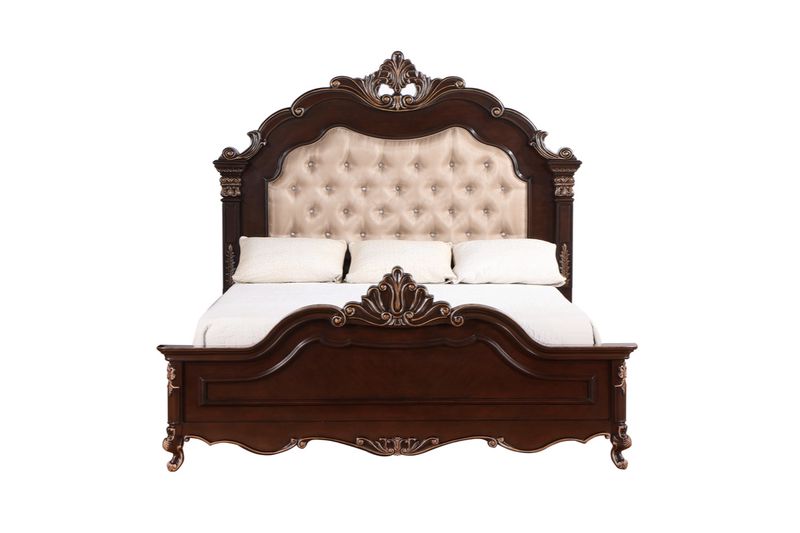 Constantine Upholstered Bed & , Front