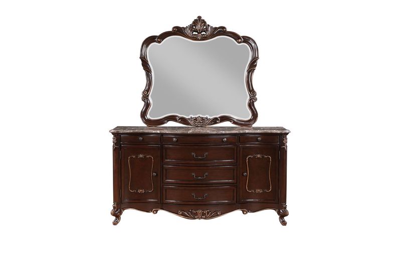 Constantine Upholstered Bed & , Front