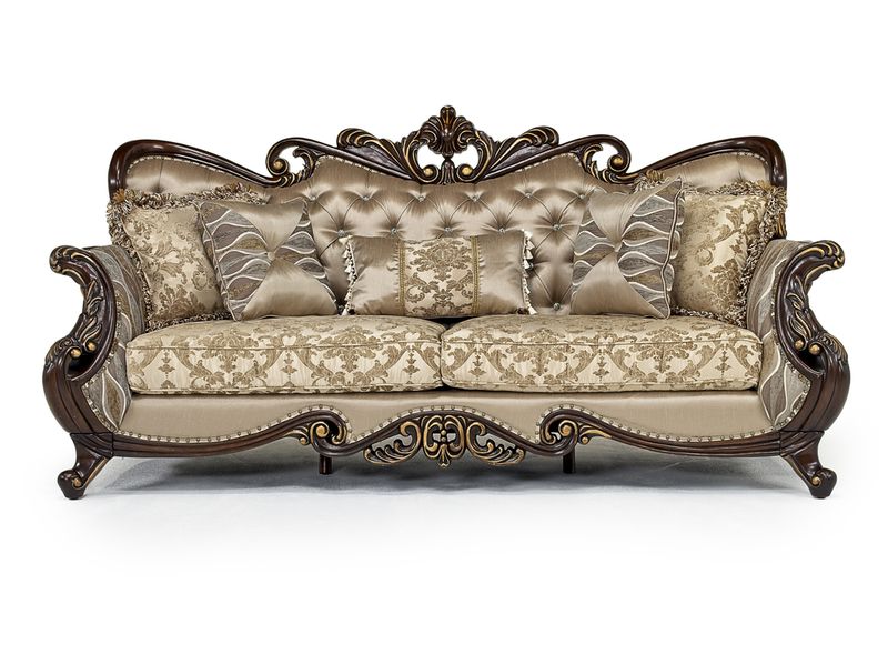 Constantine Sofa in Gold Sofas Living Room