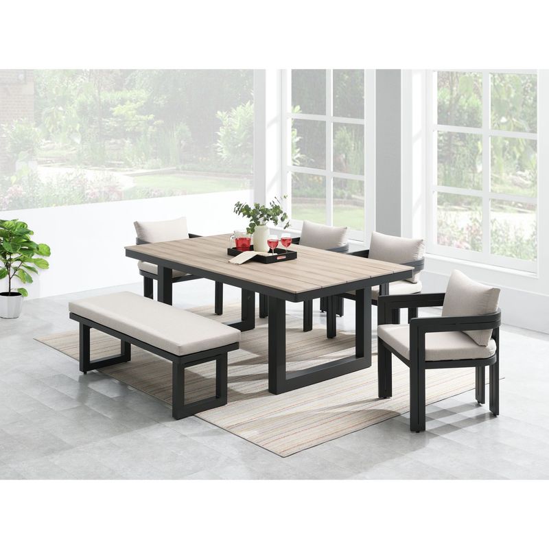 Costa Outdoor Table & 4 Chairs, 