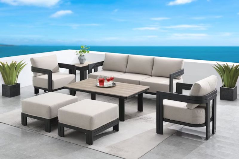 Costa Outdoor 6 Piece Sectiona, Costa Outdoor 6 Piece Sectiona,
