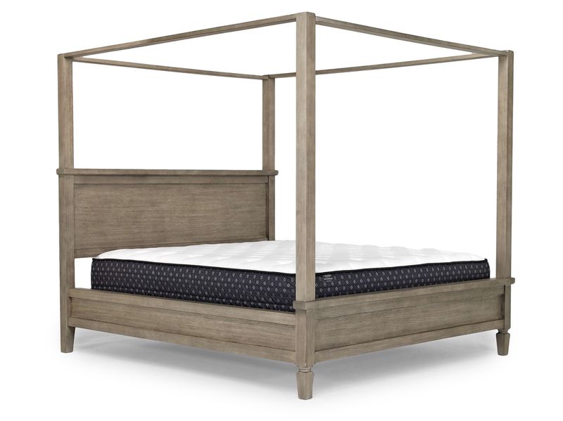 Country Side Canopy Bed, AngledSideAngle