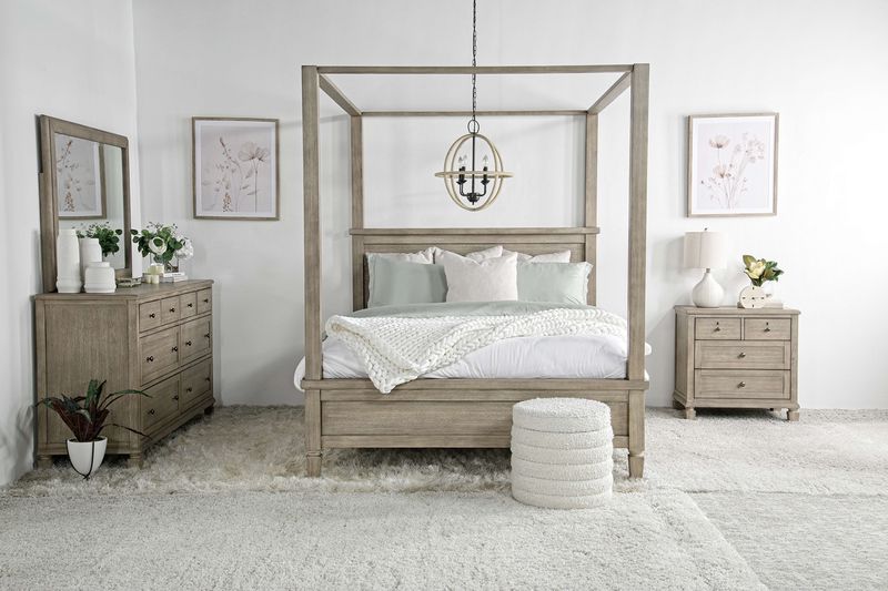 Country Side Nightstand, StyledSide