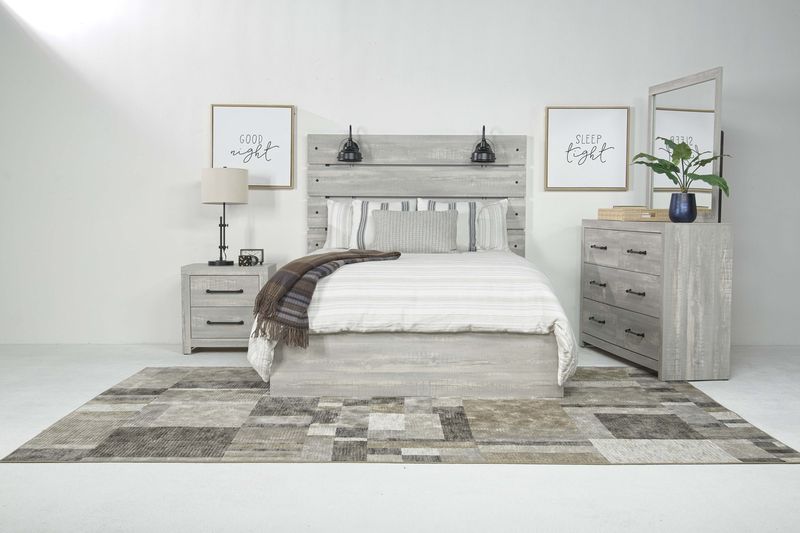Dallas Panel Bed With Lights &, Styled