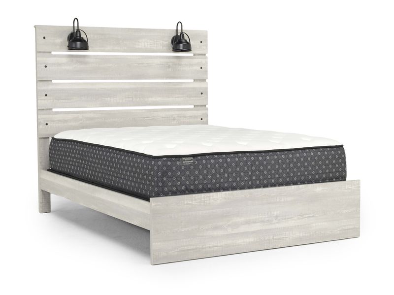Dallas Panel Bed With Lights &, Angle