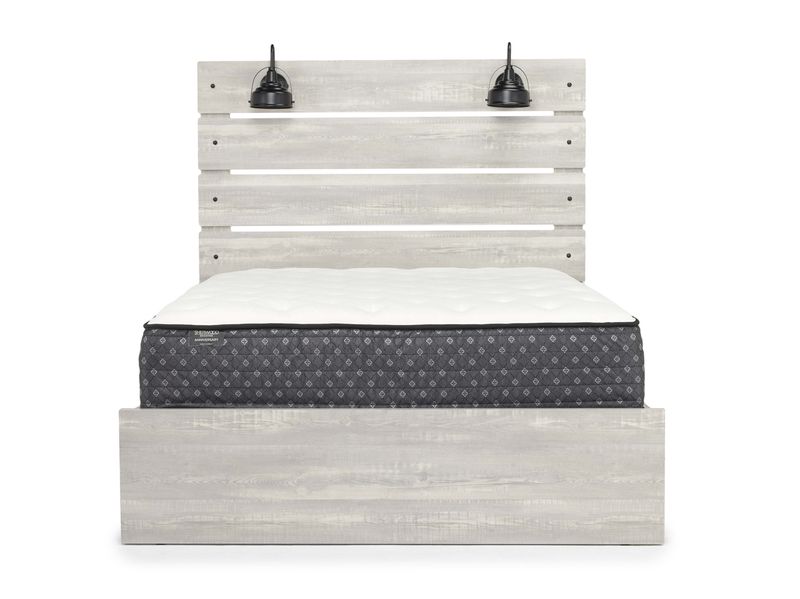 Dallas Panel Bed With Lights &, Front