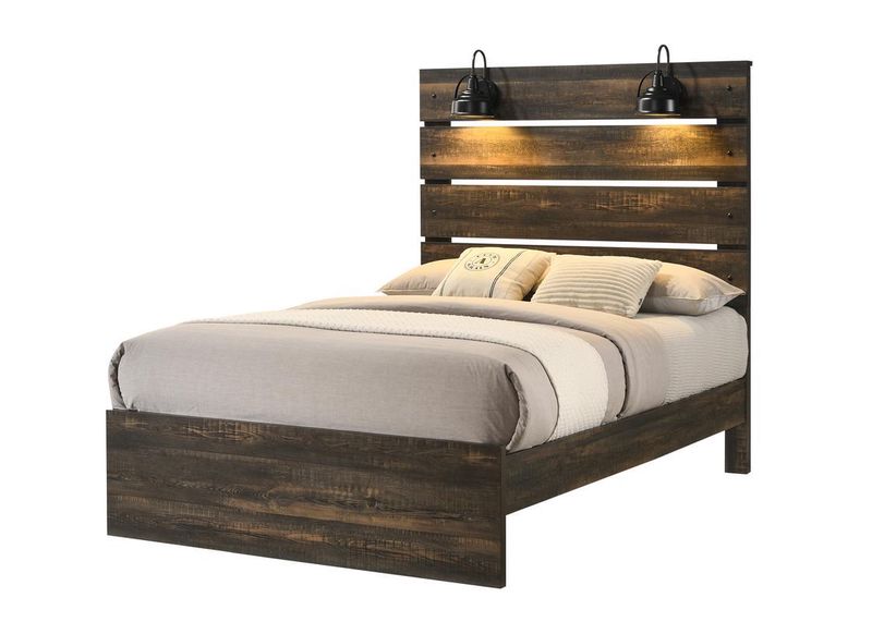 Dallas Panel Bed, Styled