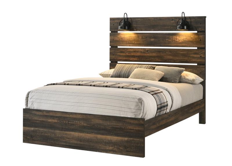Dallas Panel Bed, AngledAngle