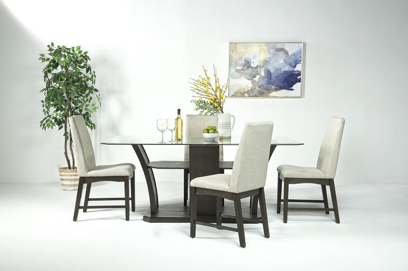 Dapper Dining Table & 4 Chairs in Brown, Image 1