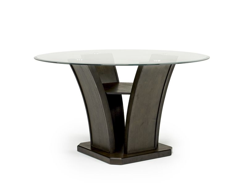 Dapper Round Dining Table & 4 Chairs in Brown, Image 2