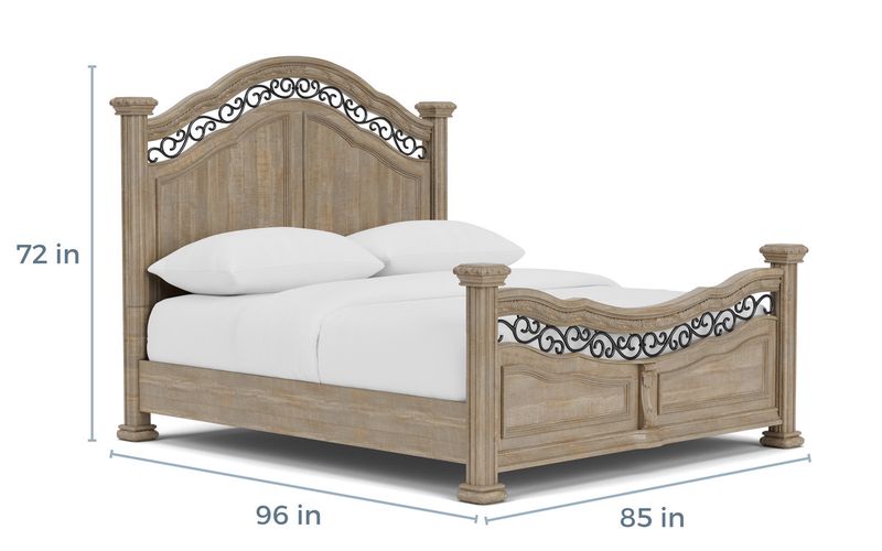 Durango Panel Bed & Dresser & , 