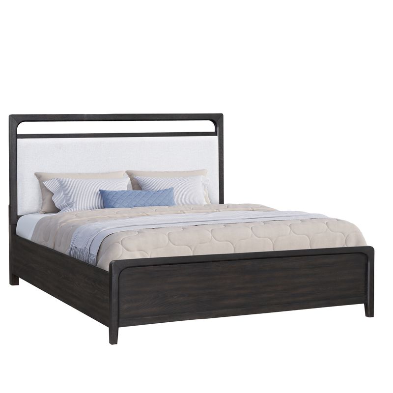 Easton Upholstered Bed, Angle Easton Upholstered Bed, Angle