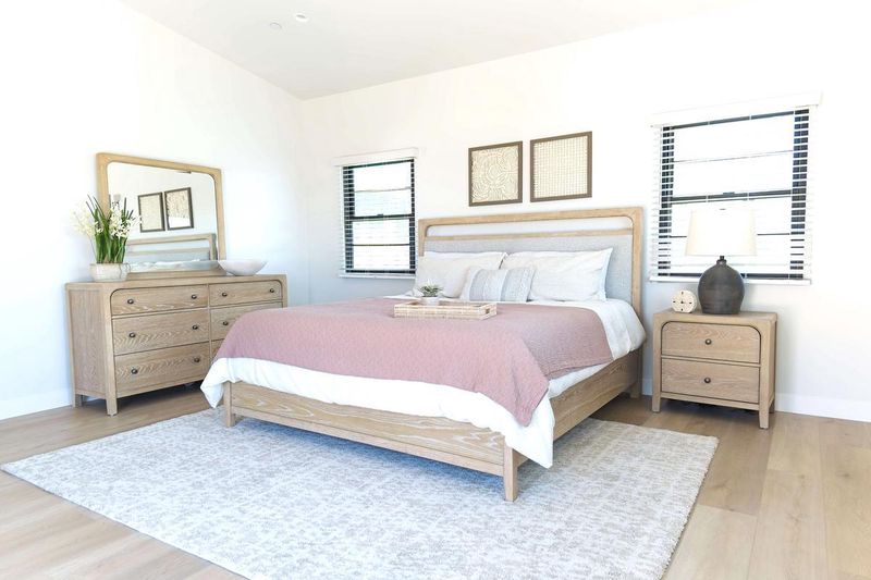 Easton Upholstered Bed & Dress, Styled Easton Upholstered Bed & Dress, Styled