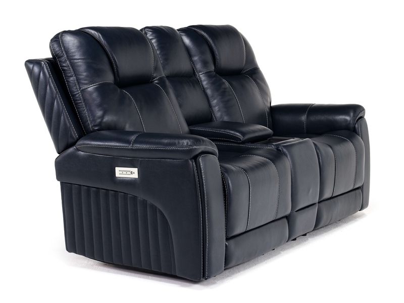 Echo 3 Power Console Loveseat, Angle