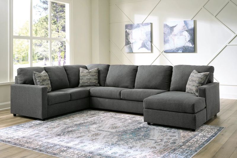 Edenfield Tux Loveseat Chaise , Styled