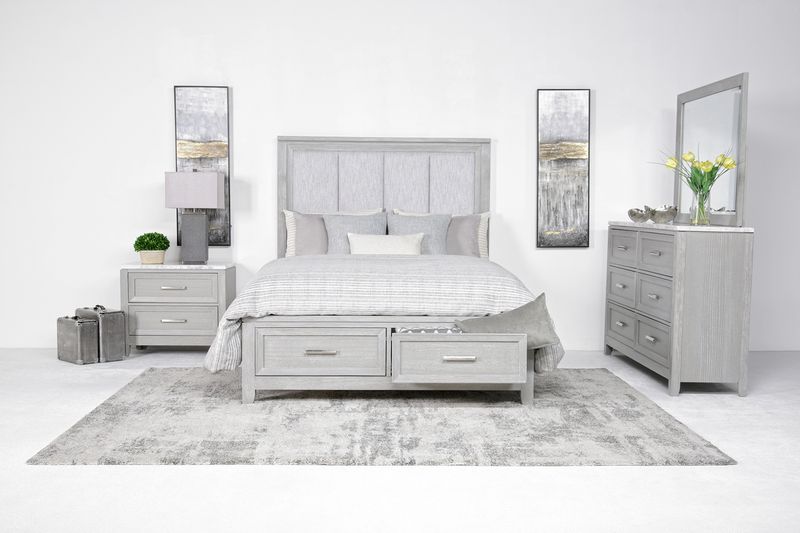Fiona Storage Bed & Dresser & , Styled