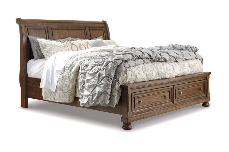 Flynnter Sleigh Bed, Angle