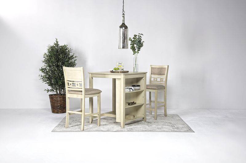 Kitchen island with deals 2 chairs