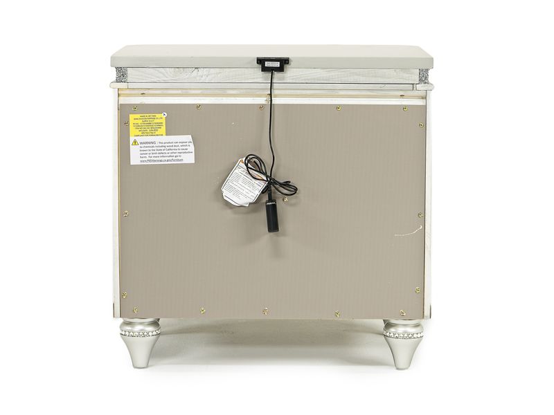 Glendale Nightstand in Platinum, Image 4