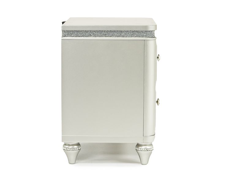 Glendale Nightstand in Platinum, Image 3