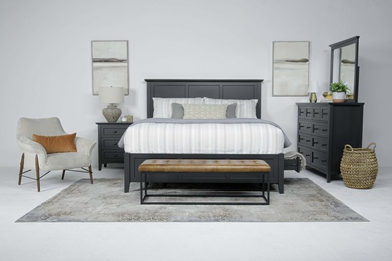 Grace Storage Bed & Dresser & , Styled