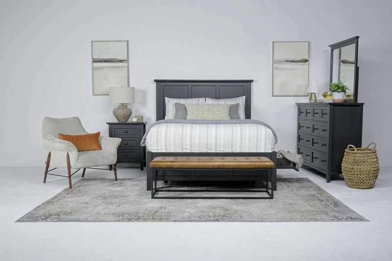 Grace Storage Bed & Dresser & , Styled