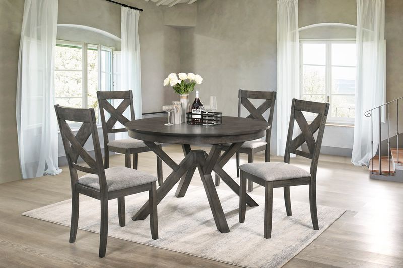 Gulliver Round Dining Table, Styled