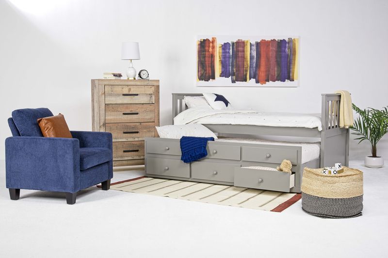 Harlow Captain Bed With Storag, Styled