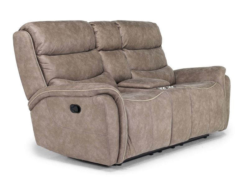 Kamari Reclining Sofa & Consol, AngledAngle
