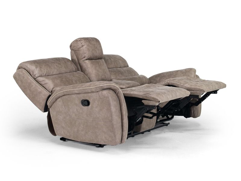 Kamari Reclining Sofa & Consol, Open