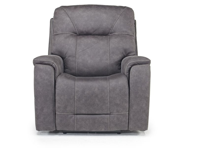 Kingston 3 Power Recliner in Steel Gray | Recliners | Living Room