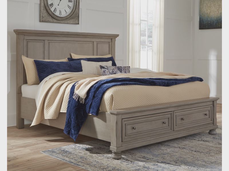 Lettner Panel Bed & Dresser & , Styled Lettner Panel Bed & Dresser & , Styled