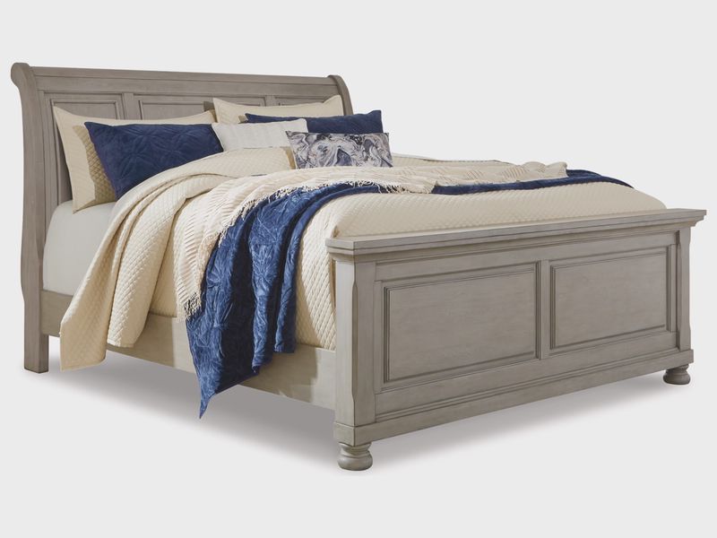 Lettner Sleigh Bed, Angle Lettner Sleigh Bed, Angle
