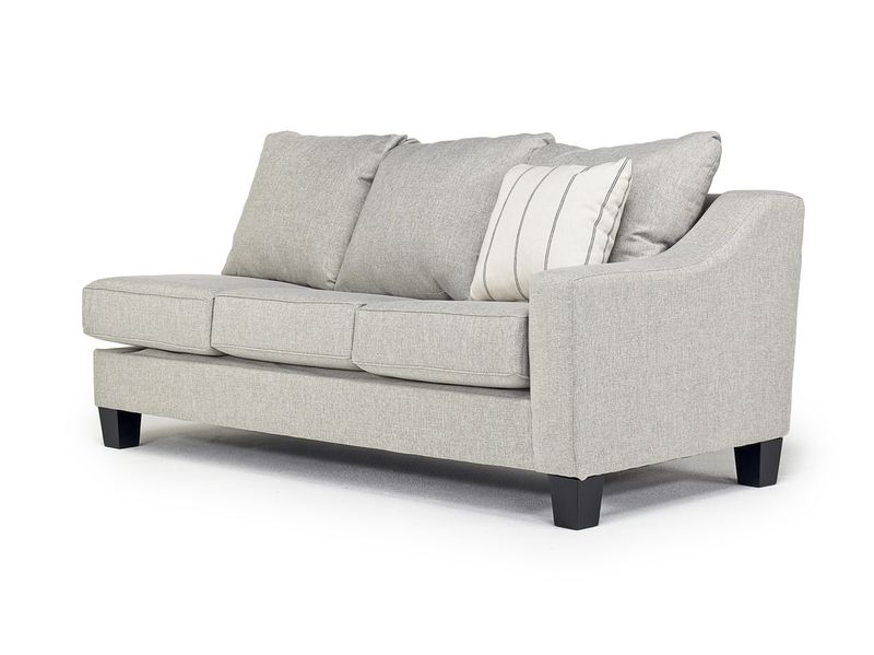 Lucy 1 Arm Queen Sleeper Sofa in Splash Linen, Right Facing Mor Furniture