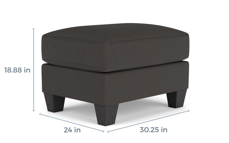 Lucy Small Ottoman, 
