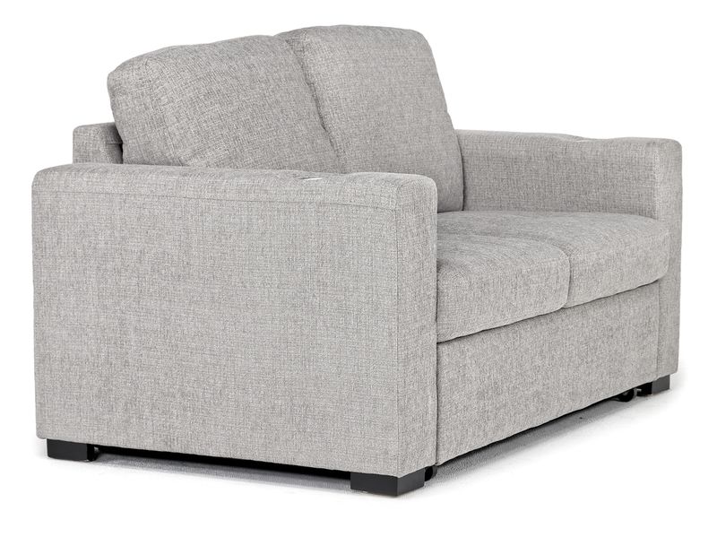 Luigi Full Sleeper Loveseat in Gray | Loveseats | Living Room