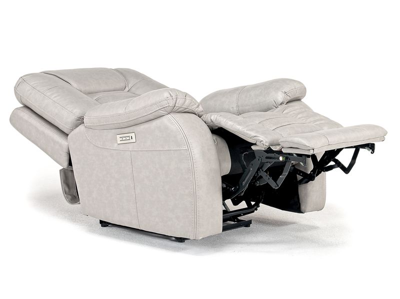 Malibu 3 Power Recliner in Platinum Leather | Recliners Malibu 3 Power Recliner in Platinum Leather | Recliners